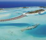 Pohled na ostrov Dhigufinolhu, Maledivy