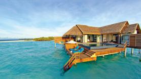 Maledivský hotel Anantara Kihavah Villas s vodní vilou