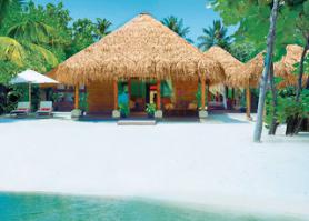 Maledivský hotel Kanuhura Resort s bungalovem