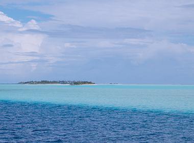 Maledivský ostrov Kandooma