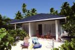 Maledivský hotel Sun Island Resort s jedním z bungalovů