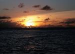 Maledivy a západ slunce